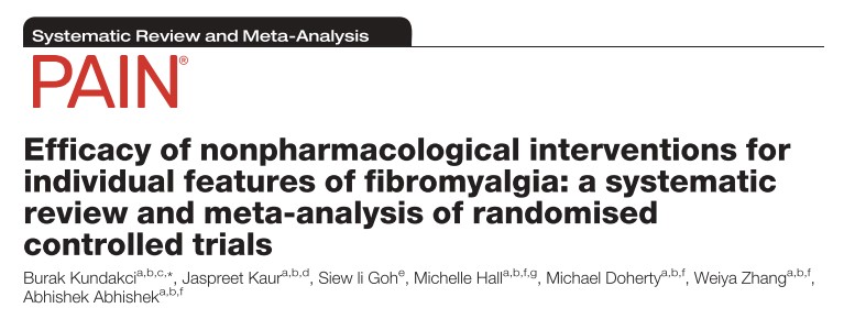 134. Eficacia del tto no farmacologico en Fibromialgia