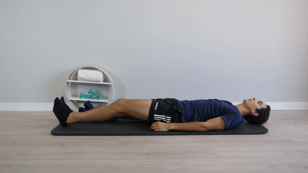 Ejercicio Rodilla al pecho