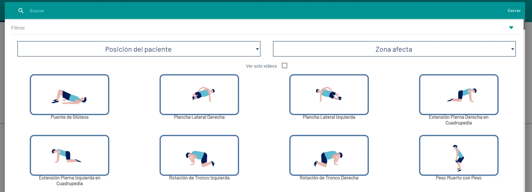 Ejemplo de programa de ejercicios de fisioterapia personalizado
